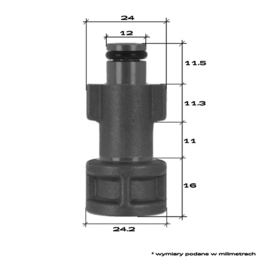 BAYONET redukčný hrot pre starý typ podložky BOSCH