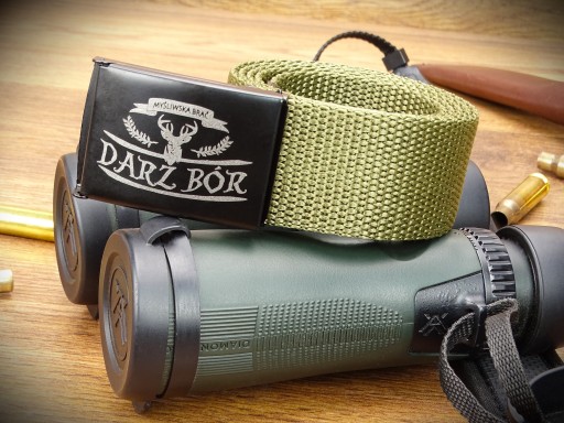 Pánsky opasok DARZ BÓR Hunter Trapper pracka Jeleń MYŚLIWSKA BRAC
