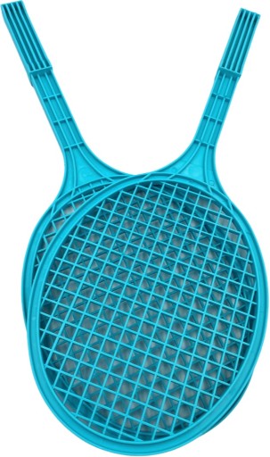 RAKETY S LOPTIČKOVÝMI PADLETMI TENISOVÁ LOPTA ŽLTÁ FLUO