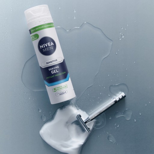NIVEA MEN SENSITIVE Gél na holenie pre mužov, jemný a upokojujúci, 200 ml