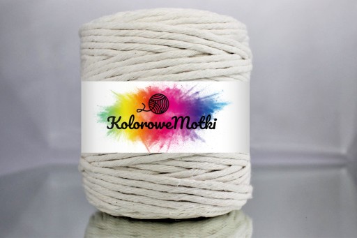 Prírodná bavlnená šnúra Macrame 100m 5mm