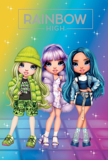 Školská zložka na dokumenty A4 s gumičkou Rainbow High Astra