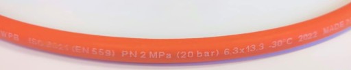 Plynová hadica na propán bután Semperit 6,3mm 20bar na meter
