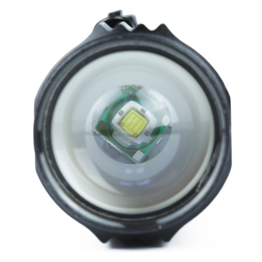 MALÁ LED TAKTICKÁ BATERKA XPE CREE COB ZOOM USB