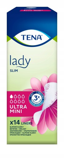 TENA Lady slim ultra mini anatomické vložky 14 ks