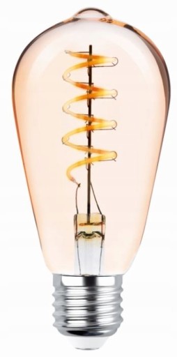 DEKORATÍVNA LED žiarovka E27 Filament EDISON 4W 2000K