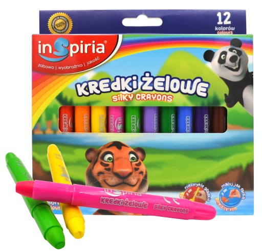 Gélové pastelky 12 farieb