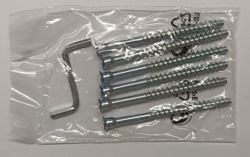Confirmat 7 mm x 83 mm (sada 6 ks + kľúč)