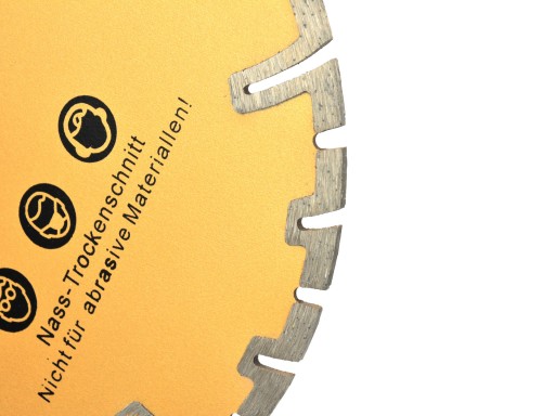 Diamantový kotúč na rezanie betónu, segment 125 mm