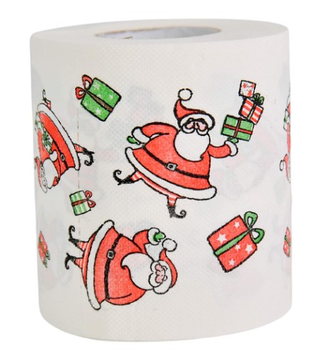 VIANOČNÝ TOALETNÝ PAPIER SANTA