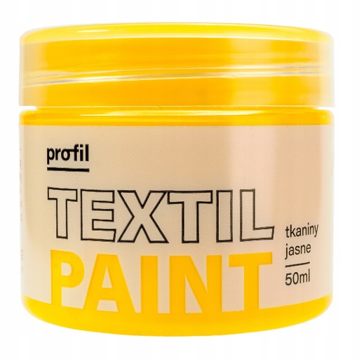 Farba na svetlé látky PROFIL 50ml svetložltá
