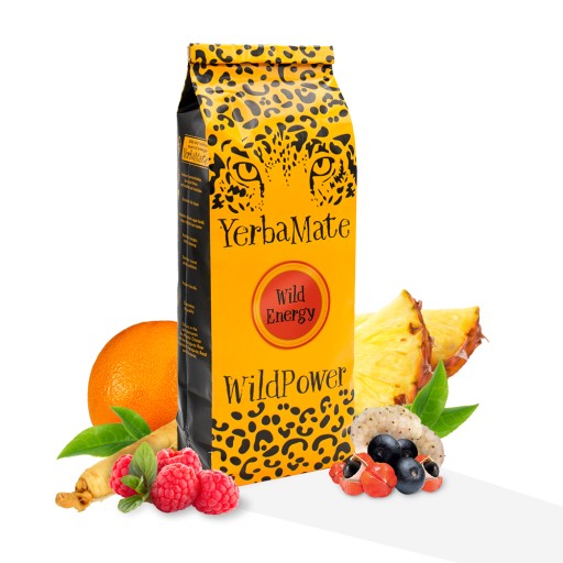 YERBA MATE WILD POWER WILD ENERGY ENERGY ENERGY ŽENŠEN GUARANA ANANÁS 200G