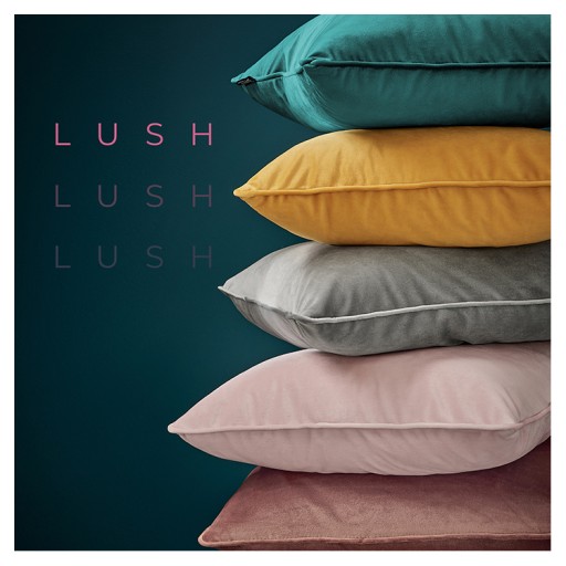 Ozdobná obliečka na vankúšik Jasiek zamatový vankúš 45x45 Lush cream