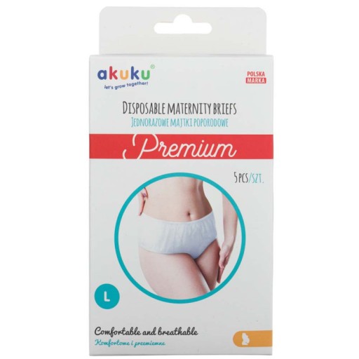 AKUKU POZNÁRODNÉ NOHAVIČKY JEDNORÁZOVÉ PREMIUM L 5 ks