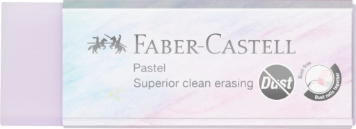 FABER-CASTELL Bezprašná eko pastelová guma na mazanie grafitu