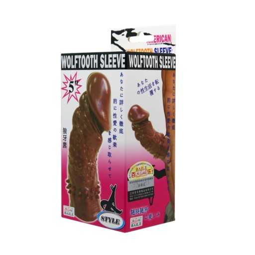 WOLFTOOTH TPE návlek na penis telovej farby