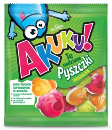 AKUKU JELLIES Tieto plnené tváre 90G