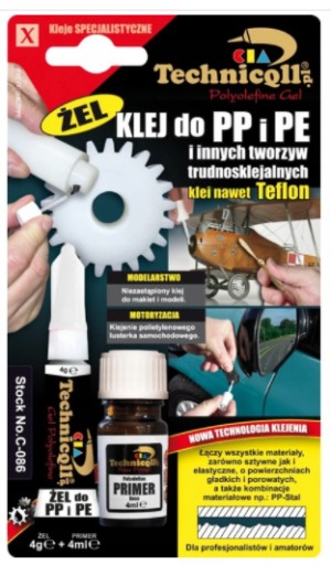 LEPIDLO NA PLASTY PP, PE, PTFE TECHNICQLL C-086