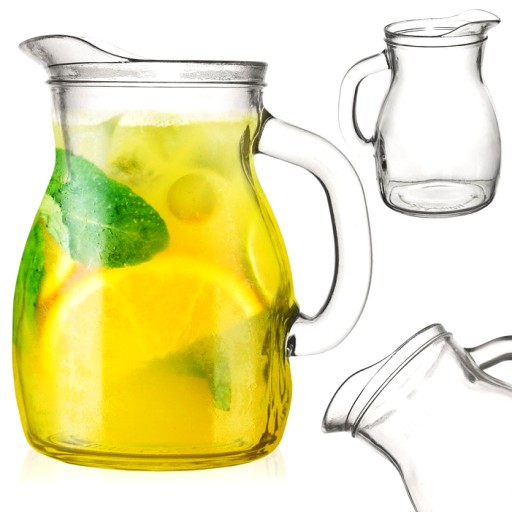 SKLENENÁ DŽVNA NA NÁPOJE ŠŤAVA LIMONÁDA 0,5L