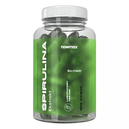 nowmax SPIRULINA 90 CAPS DETOX IMUNITA DETOXIKY NA RIASY