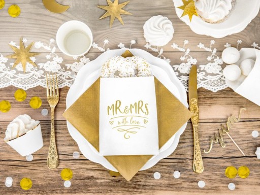 Pan Mrs sweet taštičky ďakujem za svadobných hostí, 6 kusov