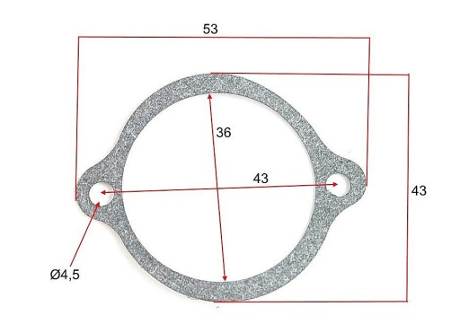 Tesnenie karburátora WSK 125 s plavákovou komorou