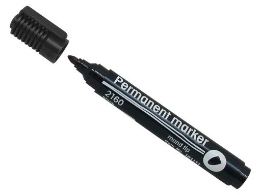 PERMANENTNÝ ZNAČOVAČ PENTEL okrúhly ČIERNA