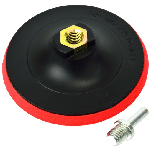 LEŠTIACI KOTOUČ NA BRÚSKU PRIPOJENÝ K VŔTAČKE 125MM + EURODYSK ADAPTÉR