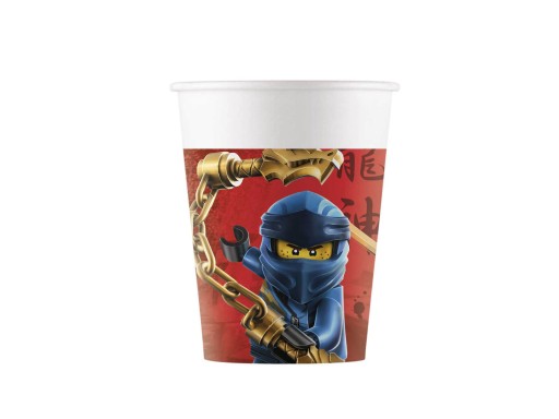 Lego Ninjago narodeninové poháre - 200 ml - 8 ks