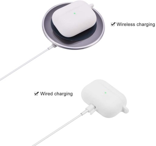 Púzdro AIRPODS PRO SILIKÓNOVÉ BIELY