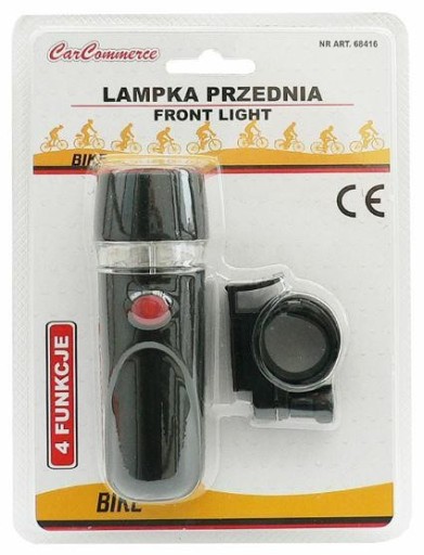 Vodotesné LED predné svetlo na bicykel