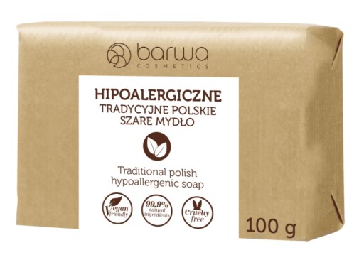 Barwa, Tradičné poľské šedé mydlo, 100g