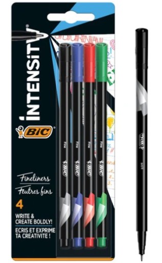 BIC INTENSITY JEMNÁ POVRCHOVÁ ÚPRAVA 0,4MM 4 FARBY MIX