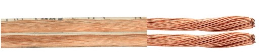 REPRODUKTOROVÝ KÁBEL REPRODUKTOROVÝ KÁBEL 2x1,5mm ČISTÁ MEĎ OFC BITNER LEŠT.