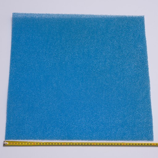 Špongia 50x50x1cm ppi10 modrá + vlizelín zdarma