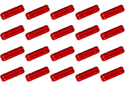 LEGO Technic náprava 2L 1,6x0,44 cm červená 4141865 32062 - 20 ks