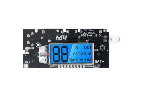 Power Bank LCD modul 2x USB 2.1A + LED baterka