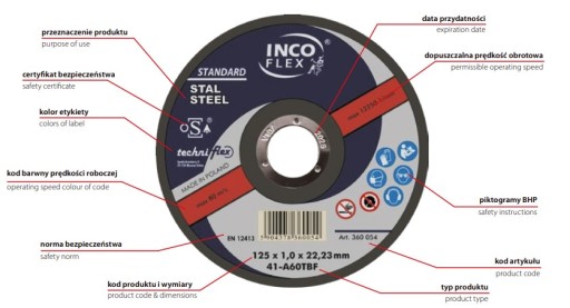 INCO FLEX OCELOVÝ REZNÝ KOTOUČ 150 x 1,6
