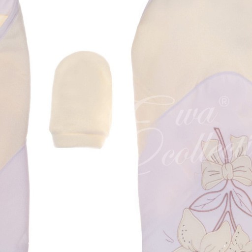 Plavky CUTE TOWEL s kapucňou BAVLNA 76 x 76 froté ecru