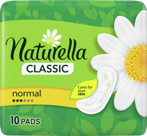 NATURELLA CLASSIC Normálne podložky 10 ks.