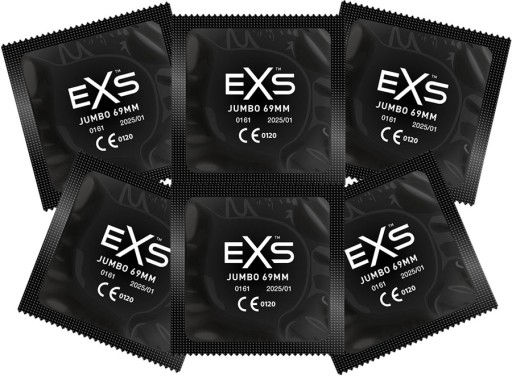 EXS Jumbo kondómy, veľké, veľké, XXL, 25 ks LTC Healthcare