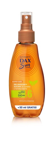 DAX SUN SUN OIL 200ML SPF 6 MATCHA TEA RELAXING