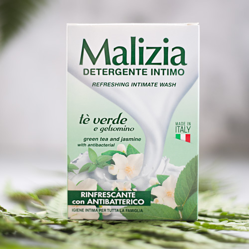 MALIZIA Green Tea tekutý na intímnu hygienu 200 ml