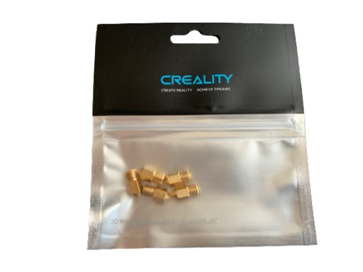 Originál Creality Tryska 0,4 M6 1,75 mm 5 kusov