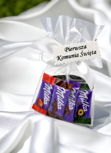 Darček DARČEK Prvé sväté prijímanie NAPS Milka 10 ks ĎAKUJEME za hostí