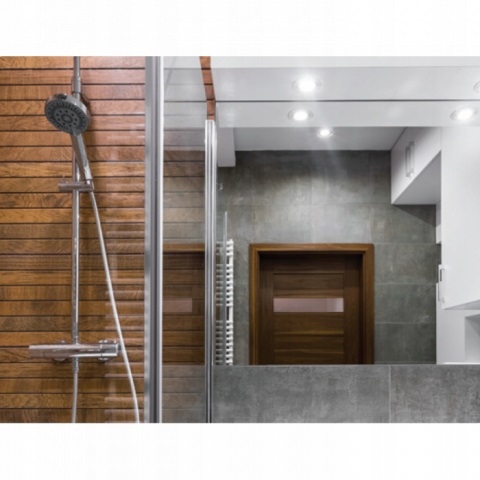 HERMETICKÁ SVETLÁ SET +LED GU10 5W podhľad