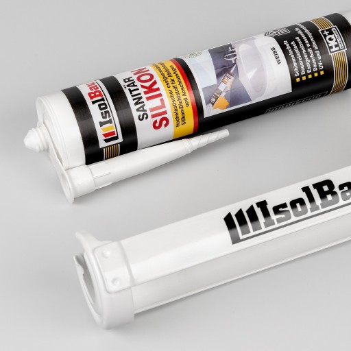 ISOLBAU Sanitárny silikón Biely 300 ml