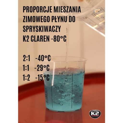 K2 CLAREN 80°C ZIMNÁ KVAPALINA KONCENTRÁT