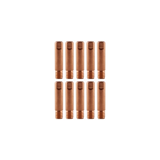 10x hliníkový držiak kontaktného hrotu migomat MB14 MB15 1,2 M6x26 mm