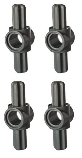 LEGO Technic Connector 27940 tmavosivá - 4 ks